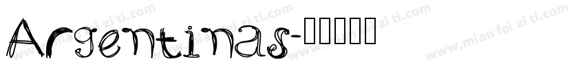 Argentinas字体转换