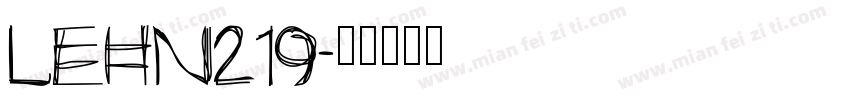 LEHN219字体转换