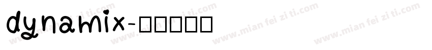 dynamix字体转换