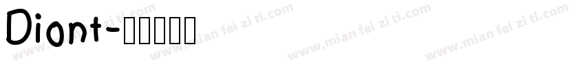 Diont字体转换