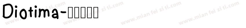 Diotima字体转换