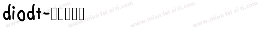 diodt字体转换
