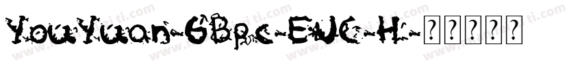 YouYuan-GBpc-EUC-H字体转换
