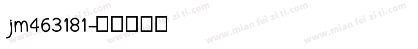 jm463181字体转换