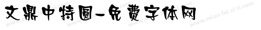 文鼎中特圆字体转换