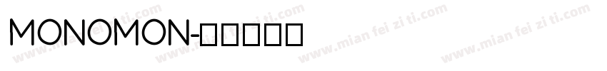 MONOMON字体转换