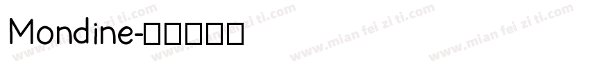 Mondine字体转换