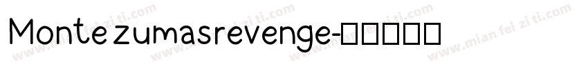 Montezumasrevenge字体转换