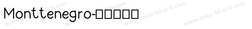 Monttenegro字体转换