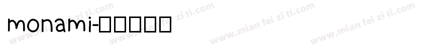 monami字体转换