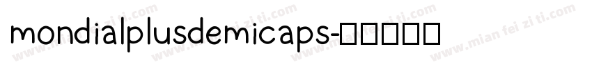 mondialplusdemicaps字体转换