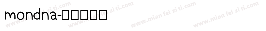 mondna字体转换