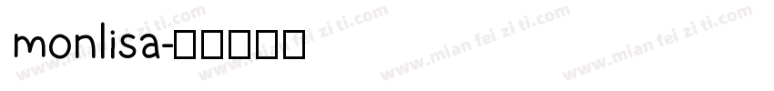 monlisa字体转换