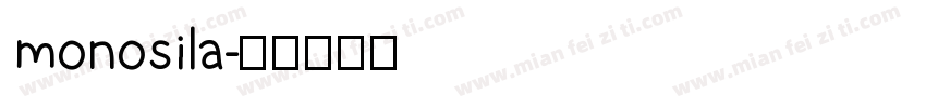 monosila字体转换