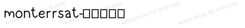 monterrsat字体转换