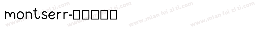 montserr字体转换