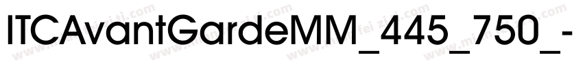 ITCAvantGardeMM_445_750_字体转换