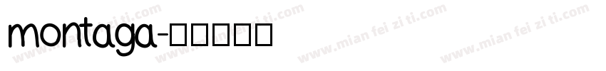 montaga字体转换