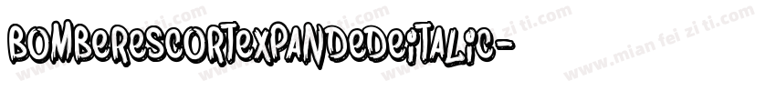 bomberescortexpandedeitalic字体转换