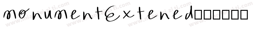 monumentExtened字体转换