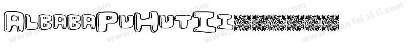 AlbabaPuHutIi字体转换