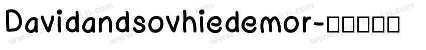 Davidandsovhiedemor字体转换