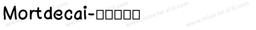 Mortdecai字体转换