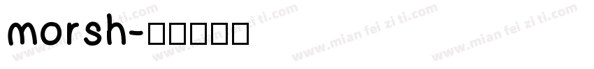 morsh字体转换