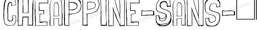 CheapPine-Sans字体转换