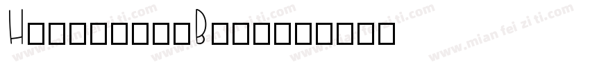 Helsinki-Bold字体转换