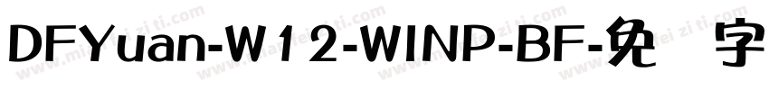 DFYuan-W12-WINP-BF字体转换