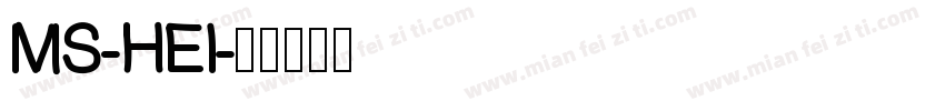 MS-HEI字体转换