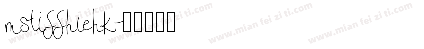 mstiffhiehk字体转换