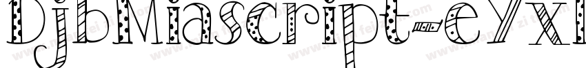 DjbMiascript-eYxl字体转换
