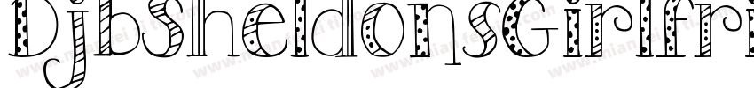 DjbSheldonsGirlfriend-YWO8字体转换