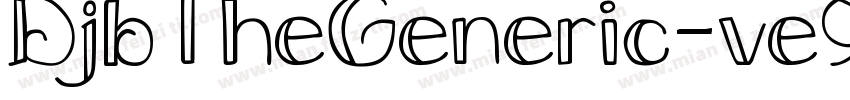DjbTheGeneric-ve9O字体转换