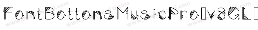 FontBottonsMusicPro-v8GL字体转换