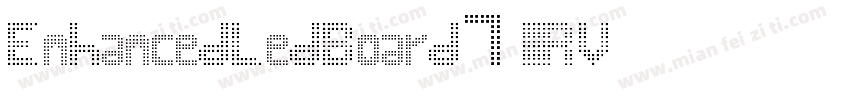 EnhancedLedBoard7-llRV字体转换