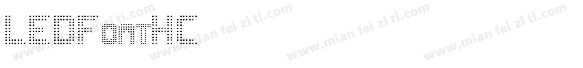 LEDFontHC字体转换