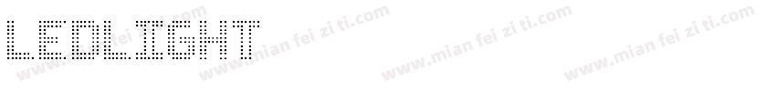 LEDLIGHT字体转换
