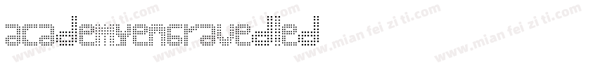 academyengravedled字体转换
