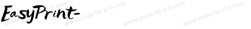 EasyPrint字体转换