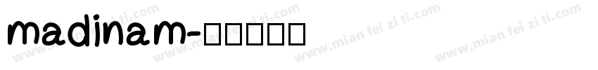 madinam字体转换