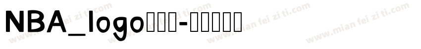 NBA_logo转换器字体转换