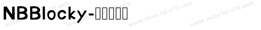 NBBlocky字体转换