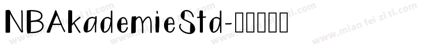 NBAkademieStd字体转换