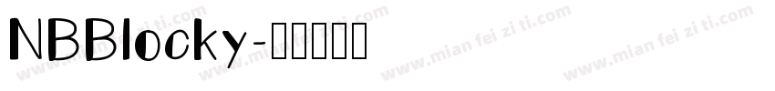 NBBlocky字体转换