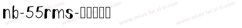 nb-55rms字体转换