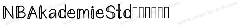 NBAkademieStd字体转换
