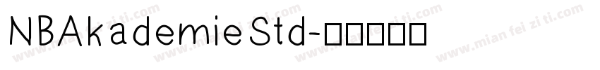 NBAkademieStd字体转换